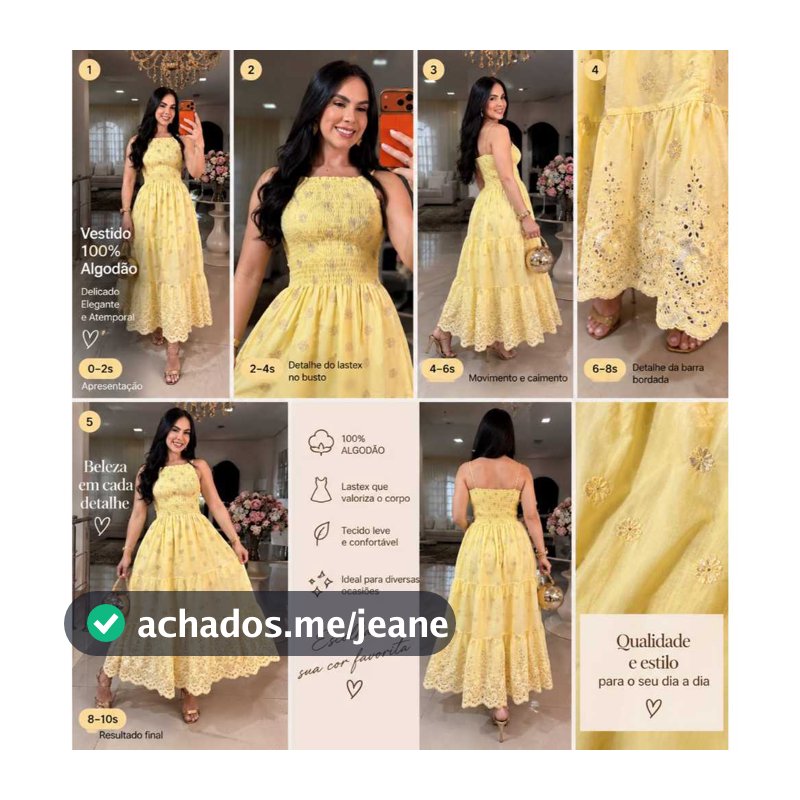 Vestido Midi Feminino Moda Evagélica com Lastex em Lesi Bordado com Alça Regulavel Saia Rodada Elegante