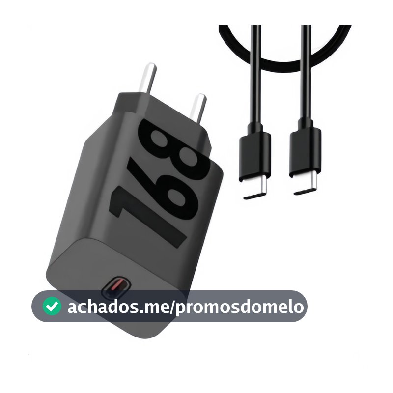 Carregador 168w  Para Celular Com Type C Tipo C