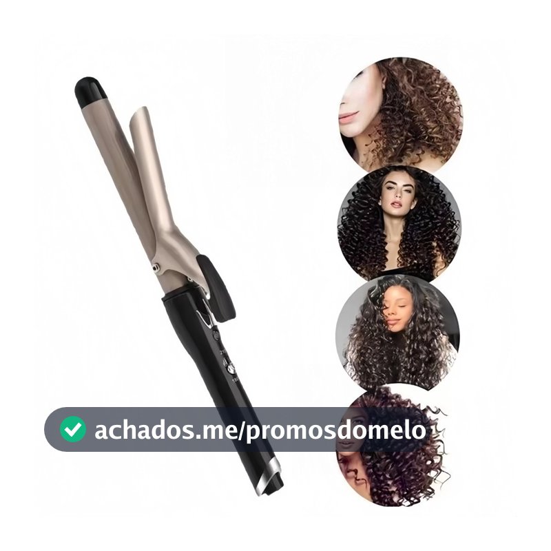 Modelador de Cabelos Profissional Cabo Giratório Design Ergonômico