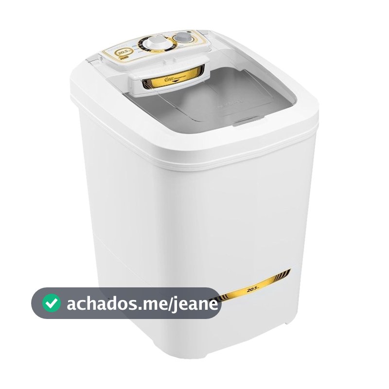 Tanquinho/Máquina de Lavar Roupas Semi-Automática 20,5Kg Newmaq Branca