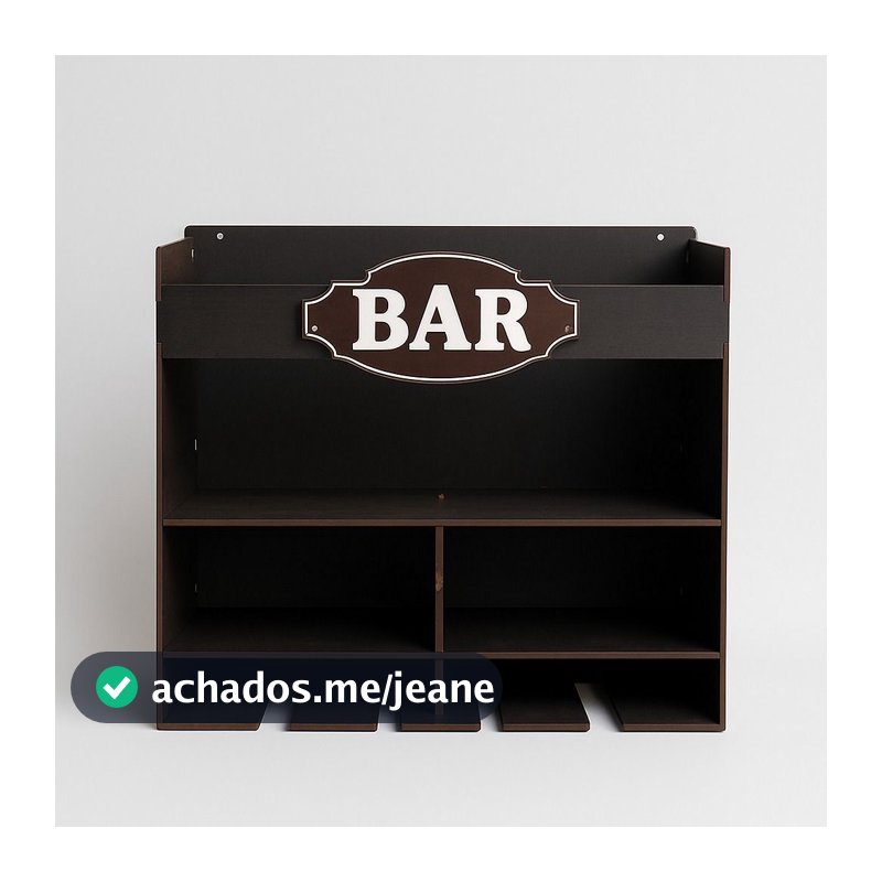 Bar Barzinho De Parede Adega Porta Taça Porta Vinho Mdf Decoração ENVIADO MONTADO