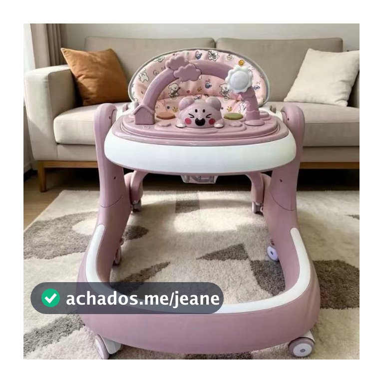 Andador para bebês com dispositivo anti-tombamento ajustável – 2935