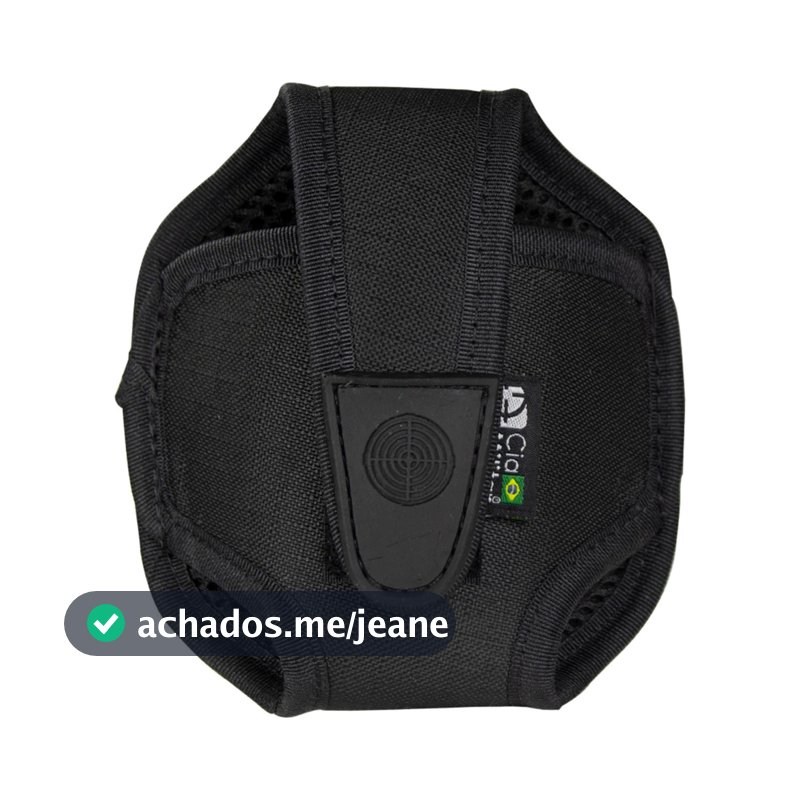 Porta Algema Tático Militar Resistente Rip Stop Preto