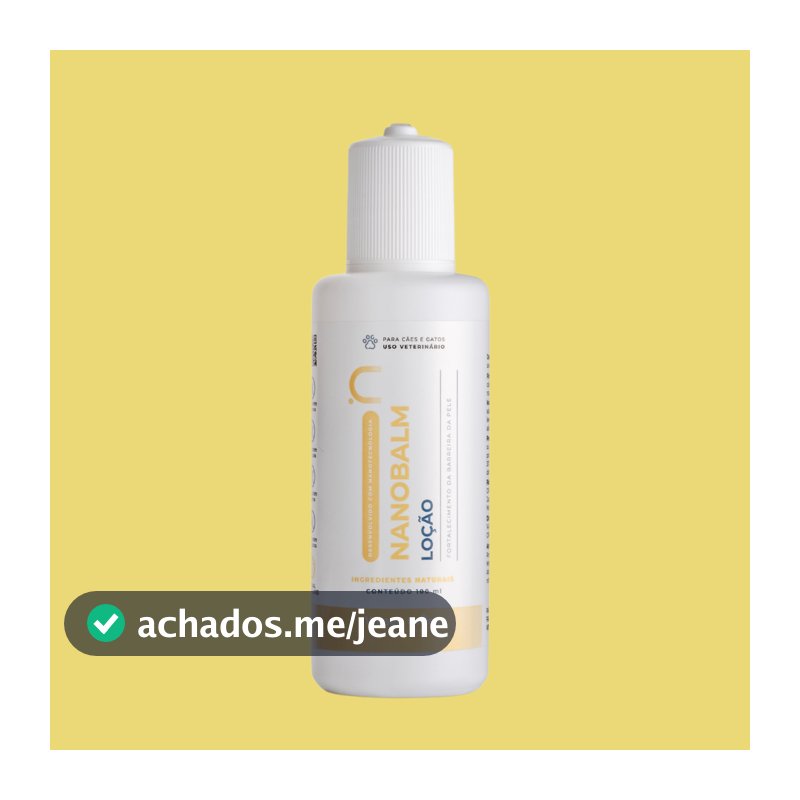 Nanobalm Loção Wesen Green – Nanotecnologia para Regenerar a Pele Sensível do Seu Pet