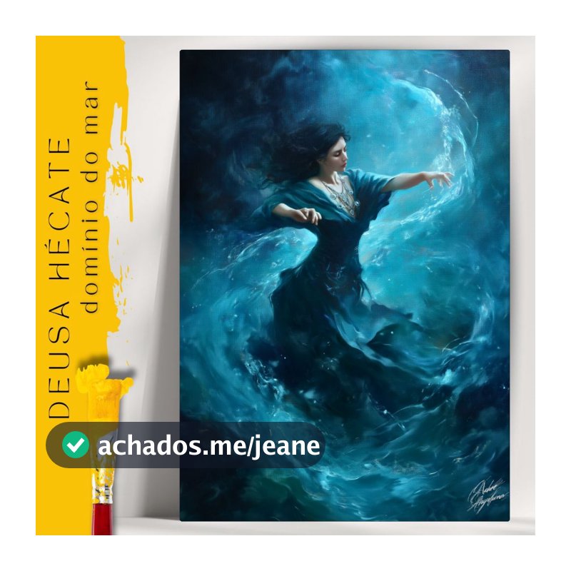 Deusa Hécate Hécate - Dominio Do Mar - Bruxaria - Wicca - Mitologia Grega - Envio Imediato