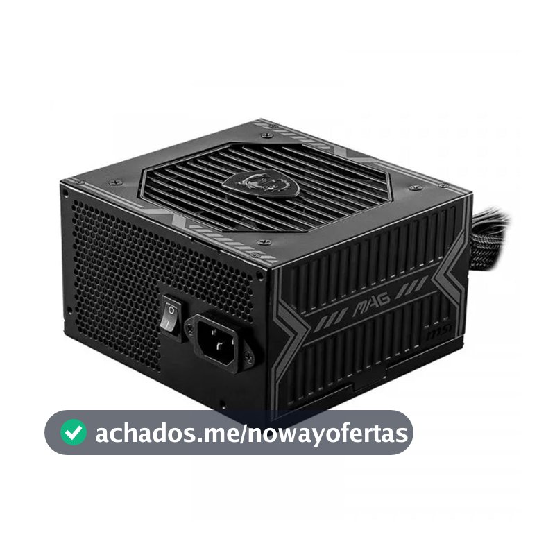 Fonte ATX MSI 650W MAG 2.4 PCIE 80 Plus Bronze 306-7ZPAX39-HH9