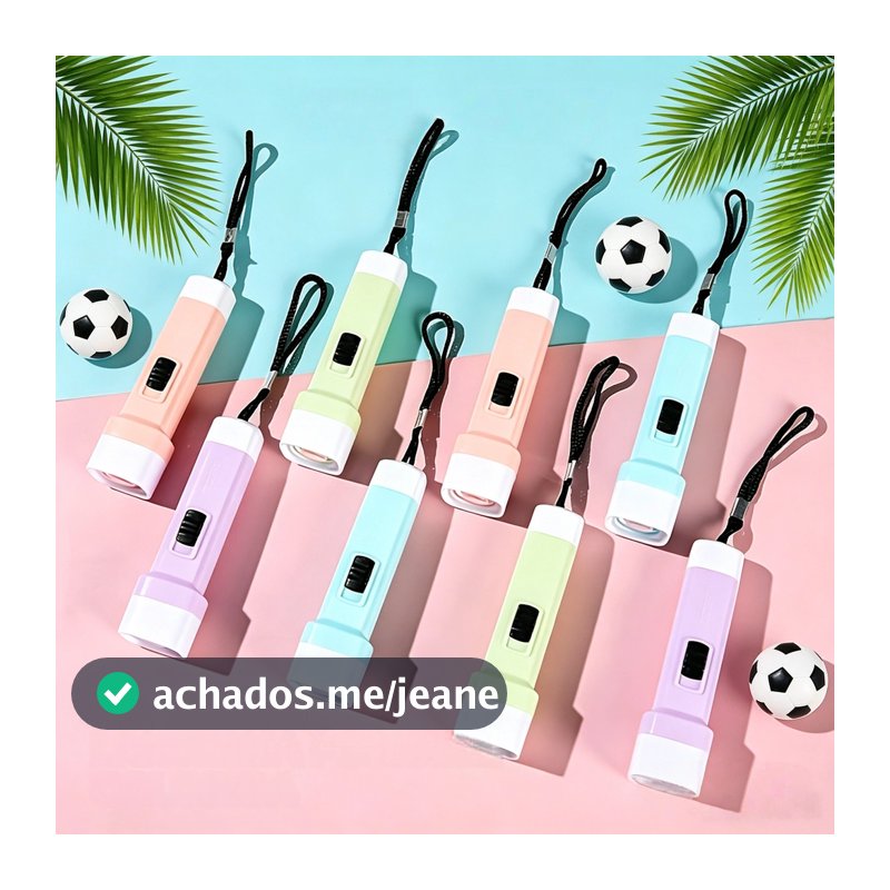 Kit 10/50 mini lanternas led chaveiro tática portátil noturna de longo alcance