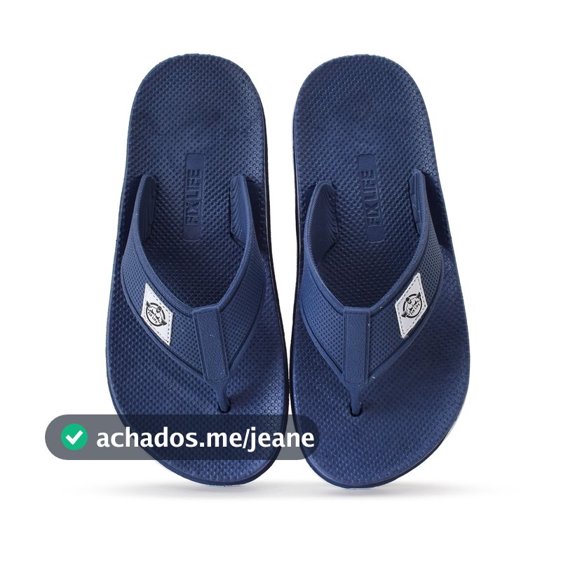Chinela Masculina Chinelo Masculino Chinelo Masculino Antiderrapante Marinho