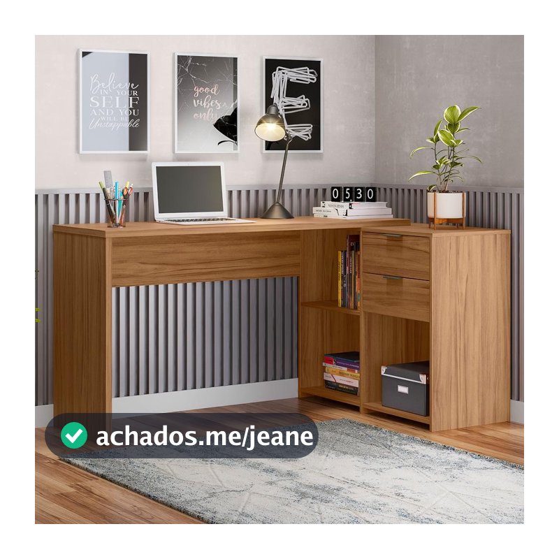 Mesa de Canto para escritório NT2060 Notável Móveis