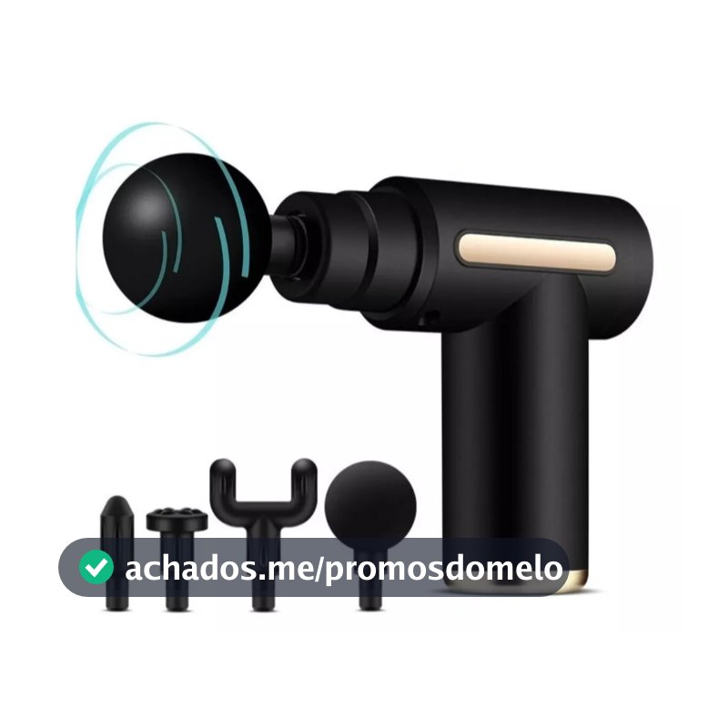 Massageador Elétrico Profissional Muscular Pistola Original Massagem Gun 110V/220V