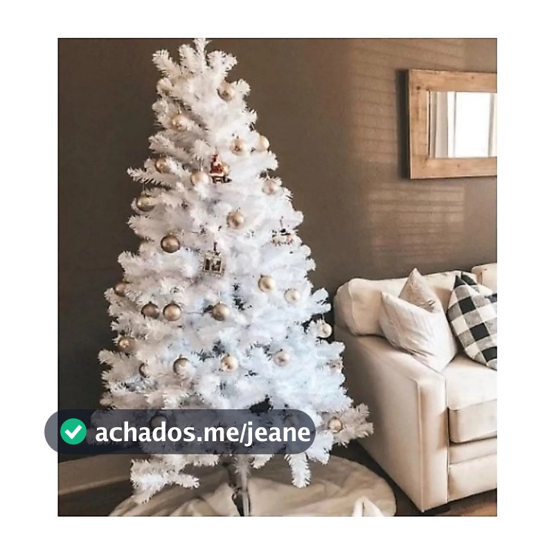 Arvore de Natal - Pinheiro Branco 1,80mt com 320 galhos - Tradicional Oferta Top