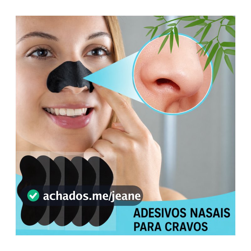 Pasta De Nariz De Limpeza Profunda Carvão De Bambu Cravo Ponto Nasal Tira Ferramentas