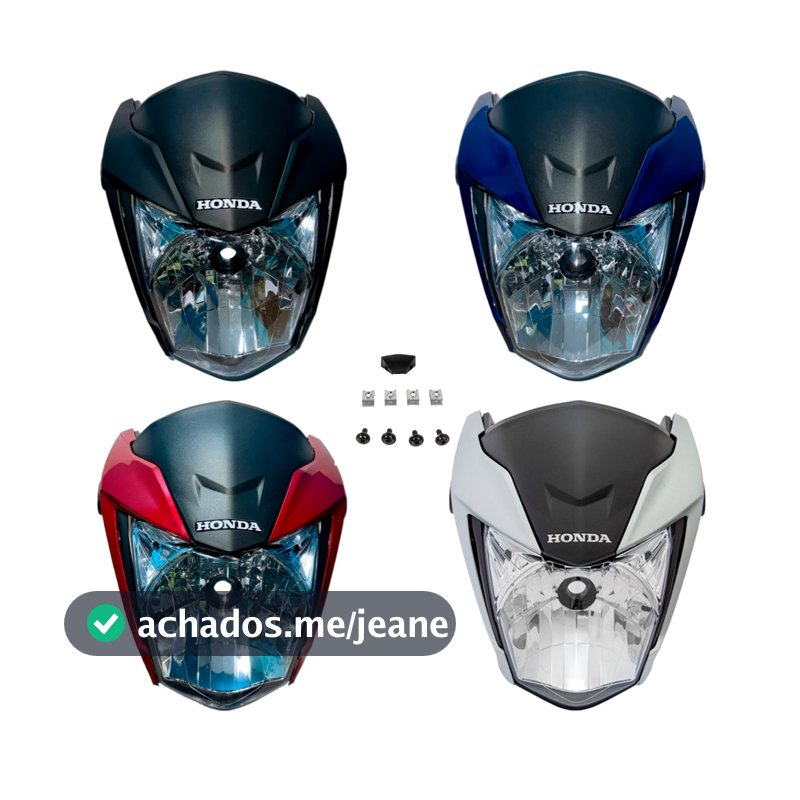 Kit Frente Completa Farol Aranha Honda Cg Titan 160 2022 A 2024 Todas Cores