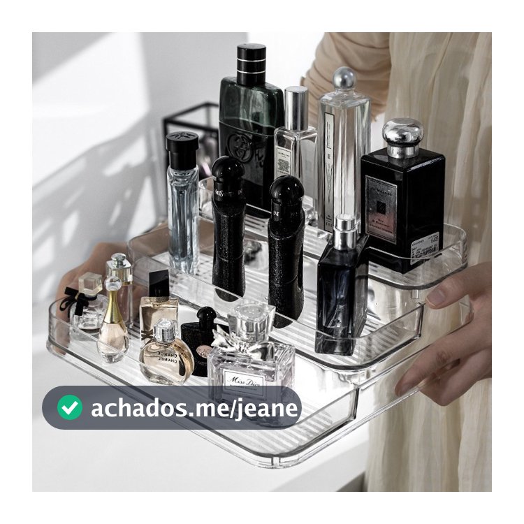 Porta Maquiagem Organizador De Cosméticos Perfume Prateleira Multiuso 3/5 Andares