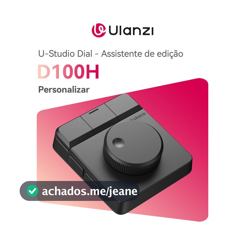 ULANZI D100H Dial - Assistente de edição