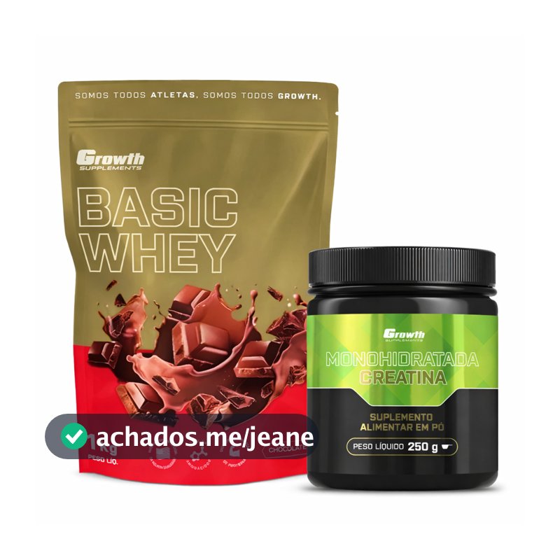 Kit Performance – Basic Whey Protein 1KG + Creatina Monohidratada 250G