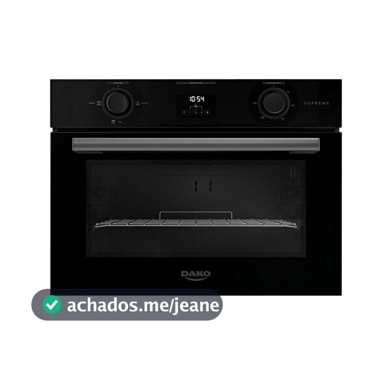Forno de Embutir Digital Dako Supreme 52 L Preto