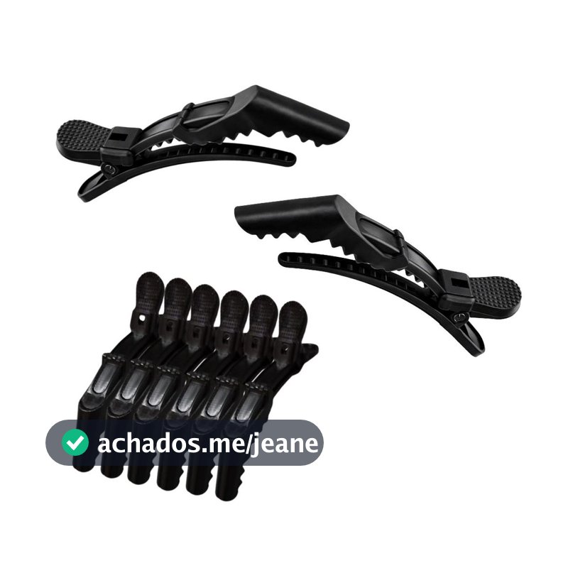 Presilha Jacaré Crocodilo para Cabelo Cabelereiro