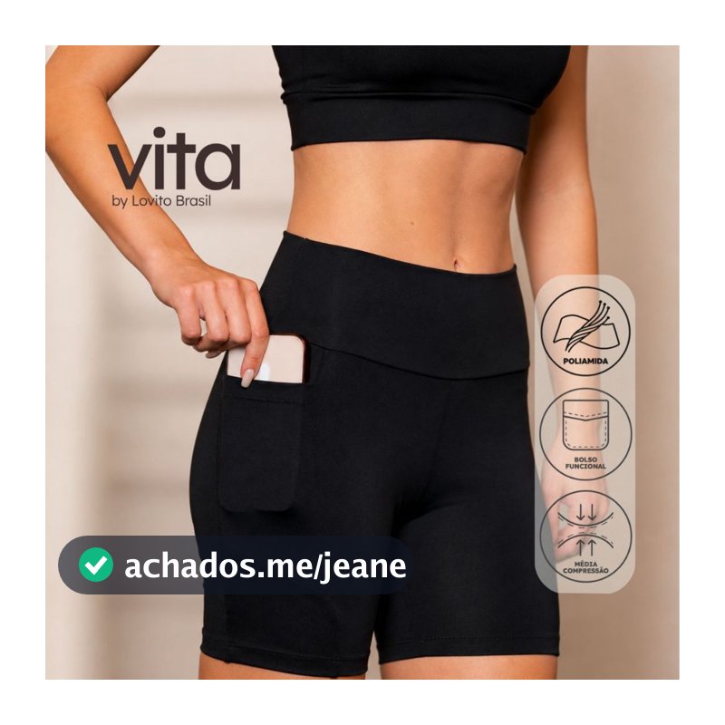 Lovito Vita Bermuda Ciclista Esportiva Feminina Com Bolsos Lisa SSB20002030