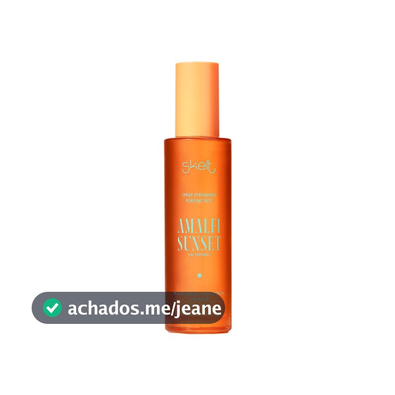 Body Splash Amalfi Sunset Skelt 100ml - Bergamota, Maçã, Mandarina, Abacaxi