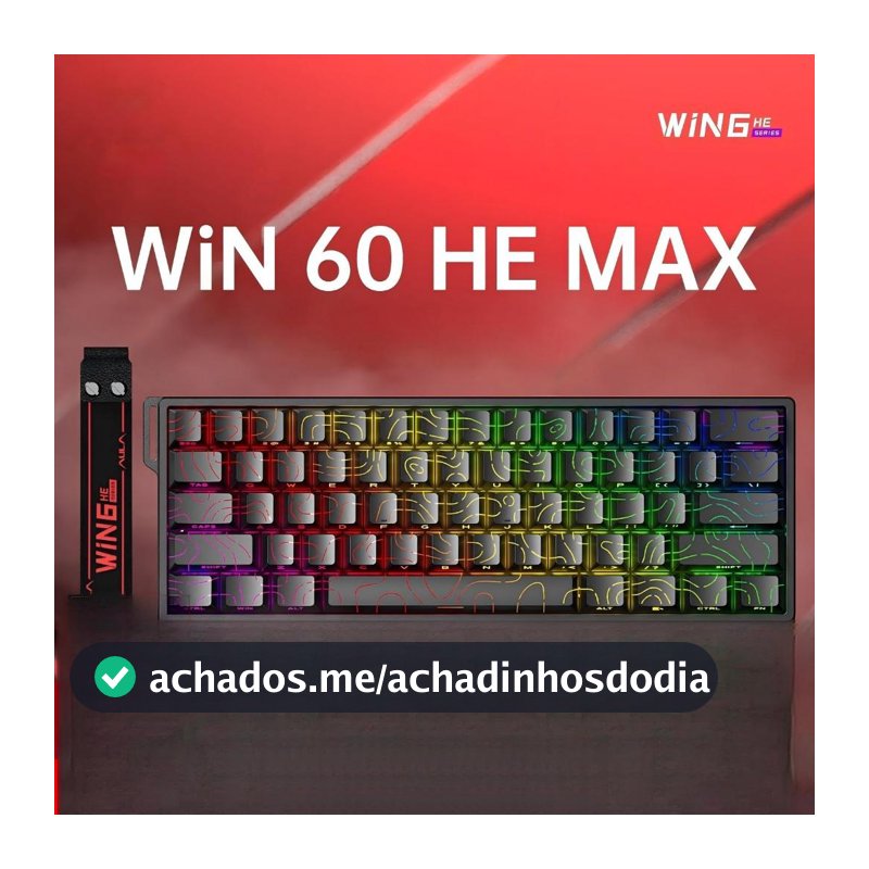 Aula Win 68HE  - Rapid Trigger Switch Hall Effect Gamer Pro