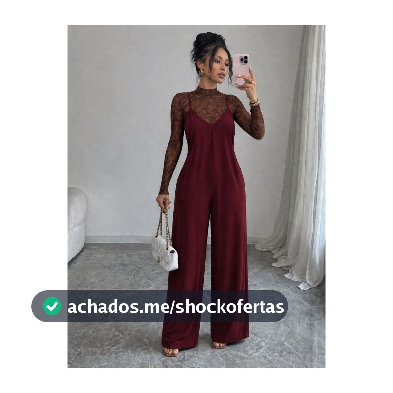 KIT MACACÃO PANTALONA + TULE MANGA LONGA
