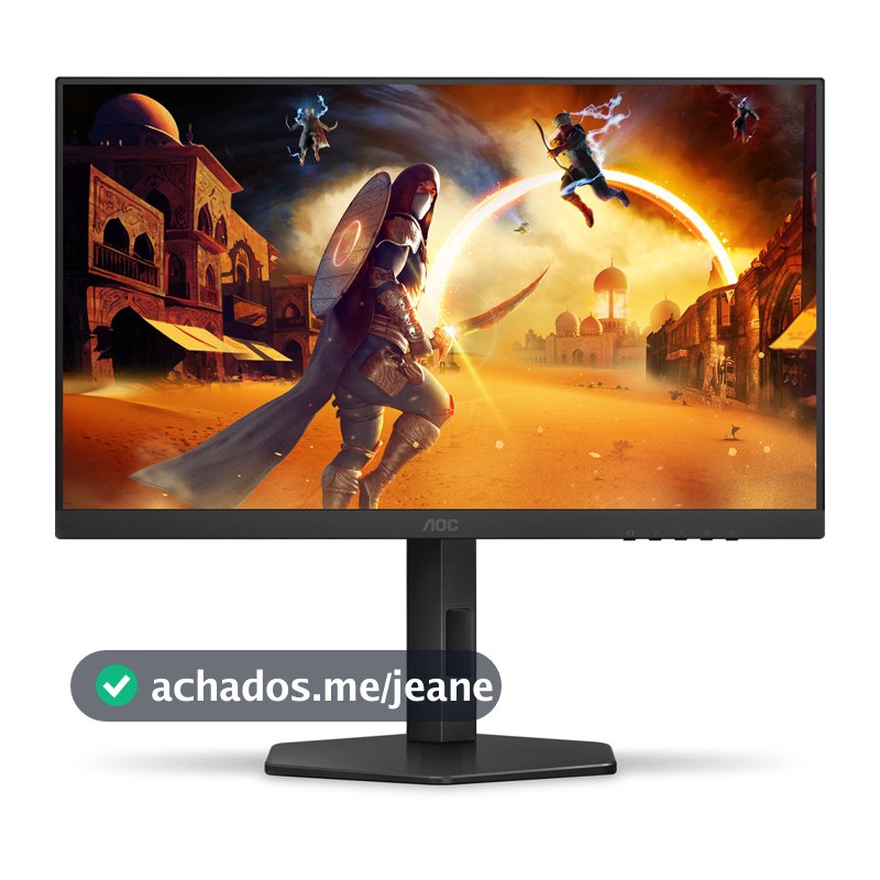 Monitor Gamer AOC 24" 180Hz 0,5ms IPS Ajuste de Altura 24G4/P