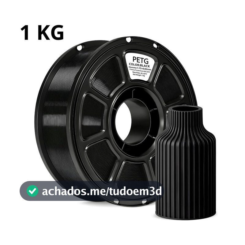 Filamento PETG 1,75mm 1kg Para Impressora 3D