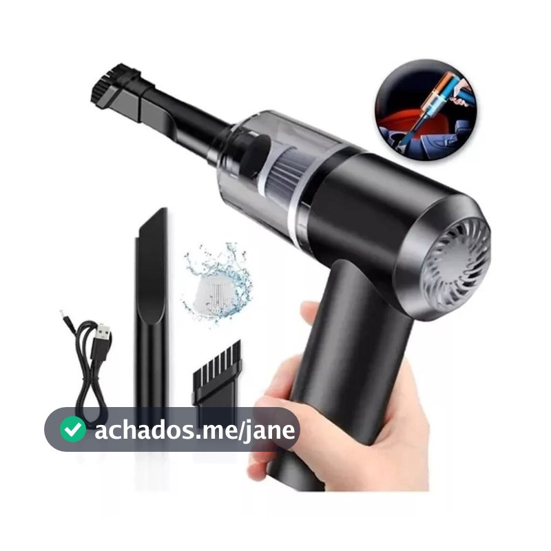 Mini Aspirador De Pó 3 em 1 a Vacuo Usb Portátil Recarregavel -SE8010