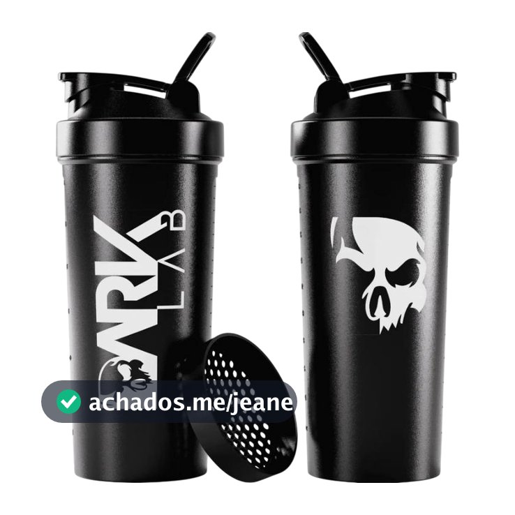 Coqueteleira Fuse com Rede 700ml Preta - Dark Lab