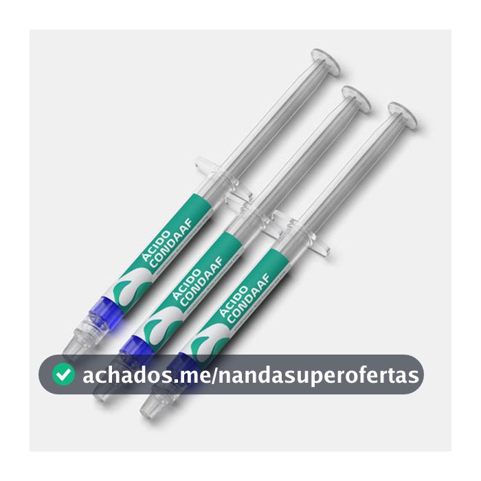 Condicionador Ácido Fosfórico Gel 37% Condaaf Seringa Dental