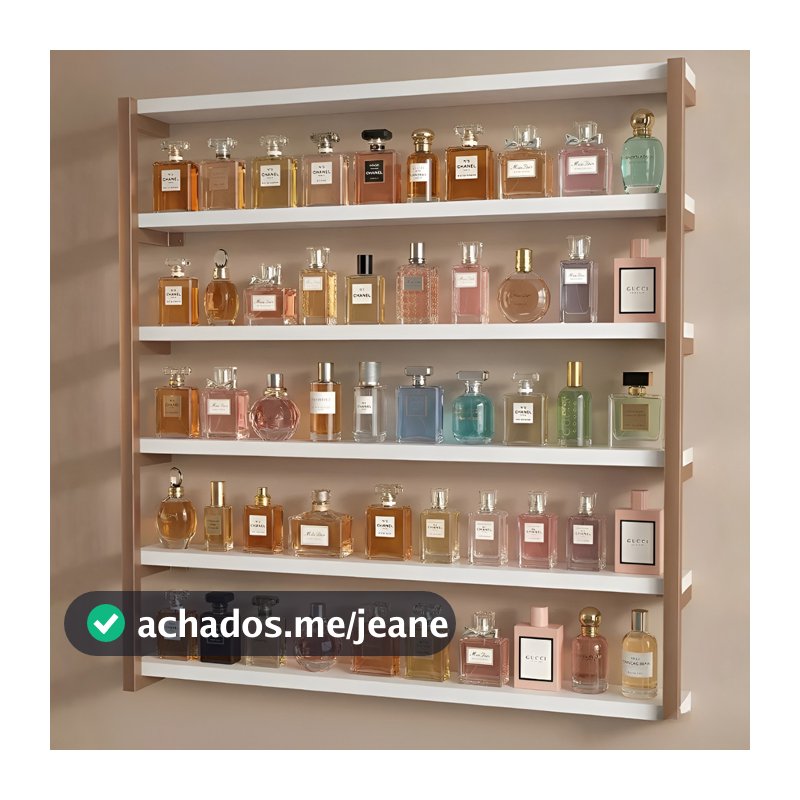 Prateleira Expositora De Parede Para Perfumes E Esmaltes