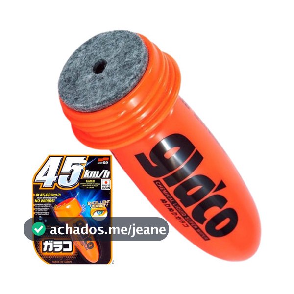 Cristalizador De Vidros Repelente De Agua Glaco 75ml Soft99