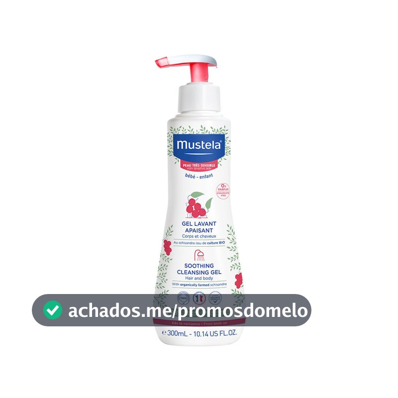Mustela Gel Lavante Calmante para Pele Muito Sensível 300ml
