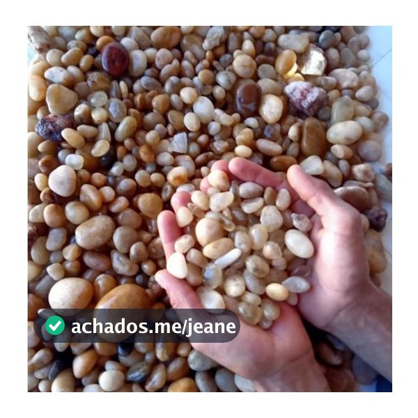 Pedra Ornamentação Natural Seixo De Rio 1KG Jardins Fontes Aquários