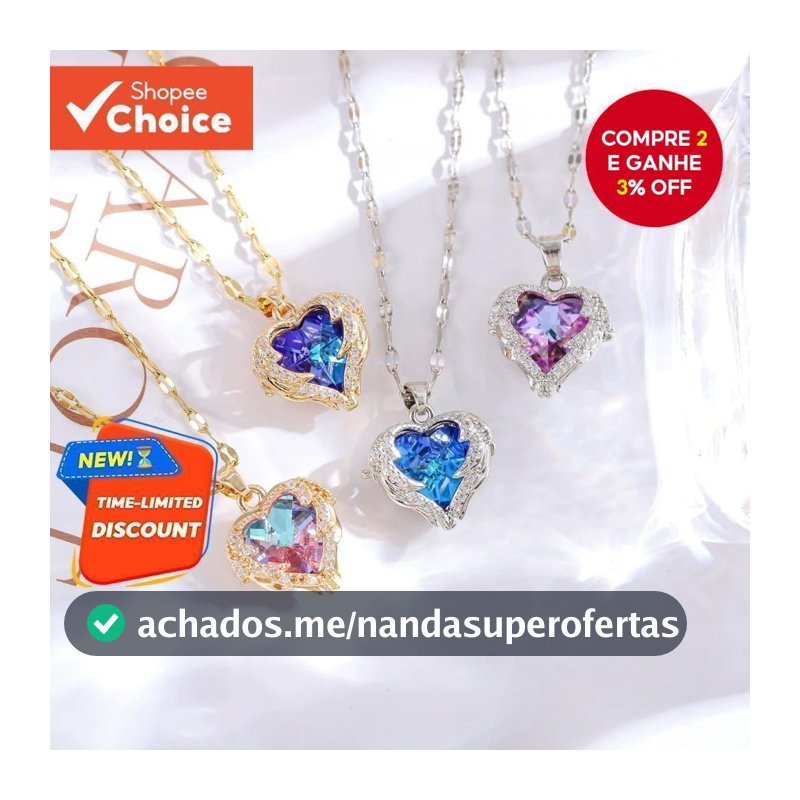 Colar De Coração De Cristal – Corrente De Clavícula Inspirada No Oceano , Joias De Luxo Minimalistas Para Mulheres