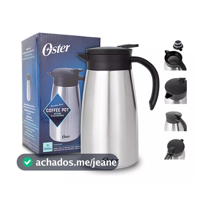 Garrafa Térmica Aço Inox 1L - 146391.01 Oster