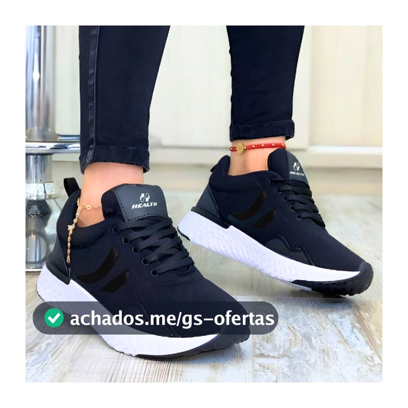 Tênis Feminino Esportivo Academia Casual Leve e Confortável Dia a Dia Corrida Caminhada
