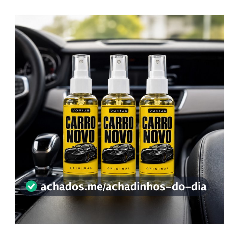 Aromatizante de Carro Novo Spray Perfume Para Carro Cheirinho de Concessionária Original