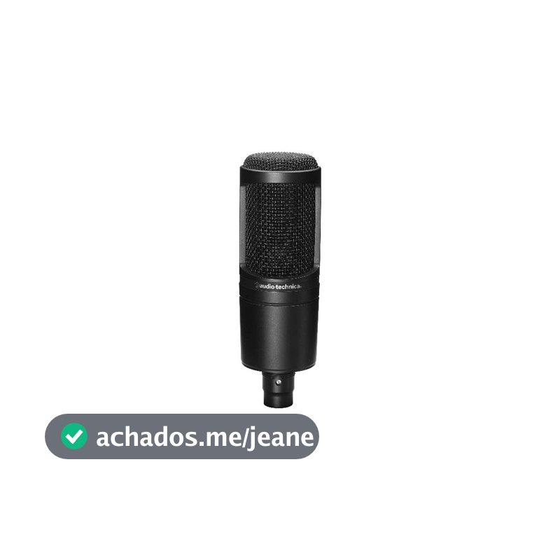 Audio Technica At2020 Microfone Condensador