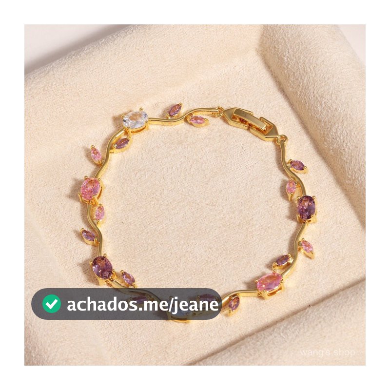 2026 Nova Pulseira Versátil de Estilo Luxuoso, Joia de Mão Estilo Ins com Ramo de Árvore Cravejado