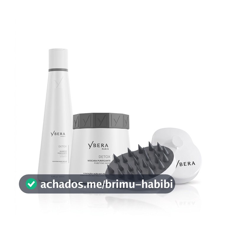 Kit Manutenção Detox + Escova Massageadora - Ybera