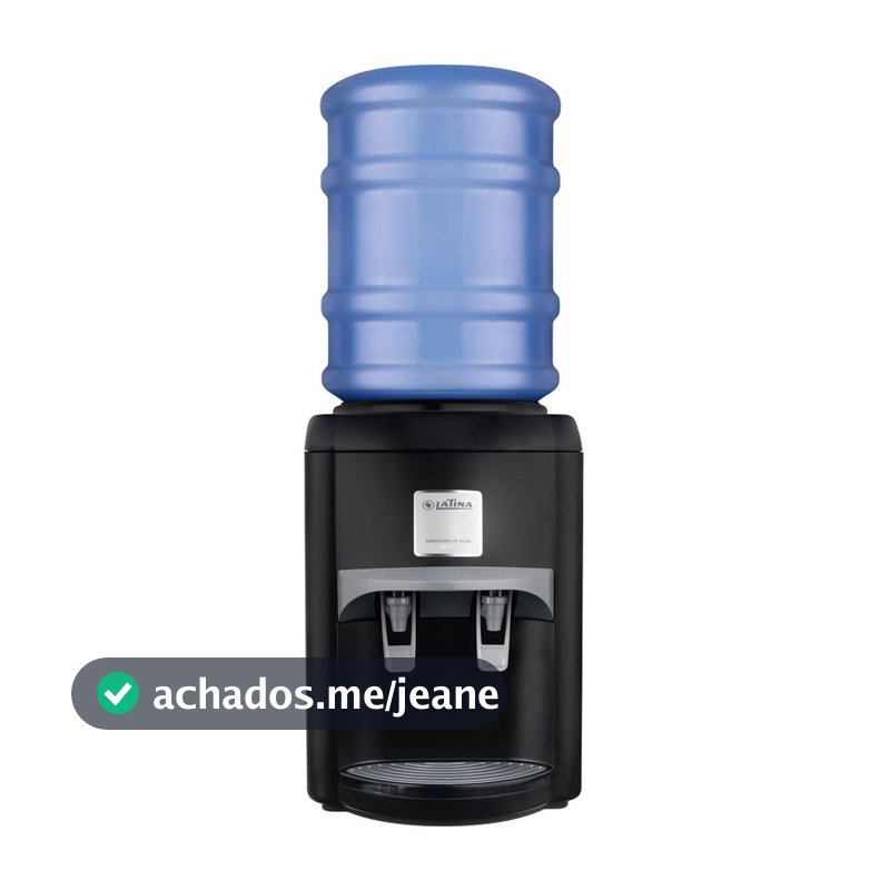 BEBEDOURO DE ÁGUA REFRIGERADA LATINA PRETO 127V BR355