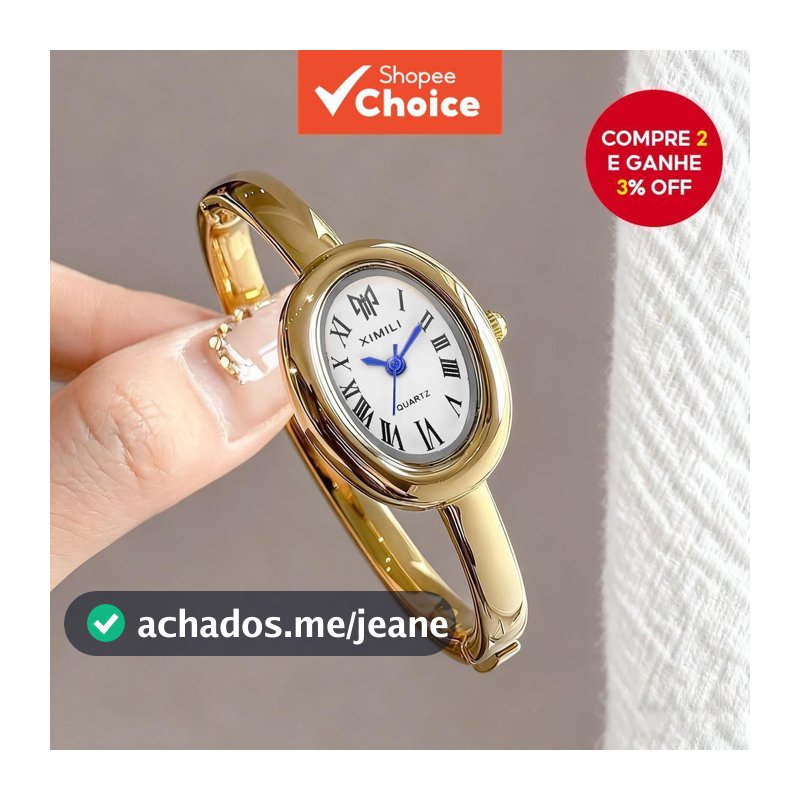 Relógio de Quartzo Feminino com Pulseira de Pulseira Pequeno Roma Dial Retro Clássico Elegante