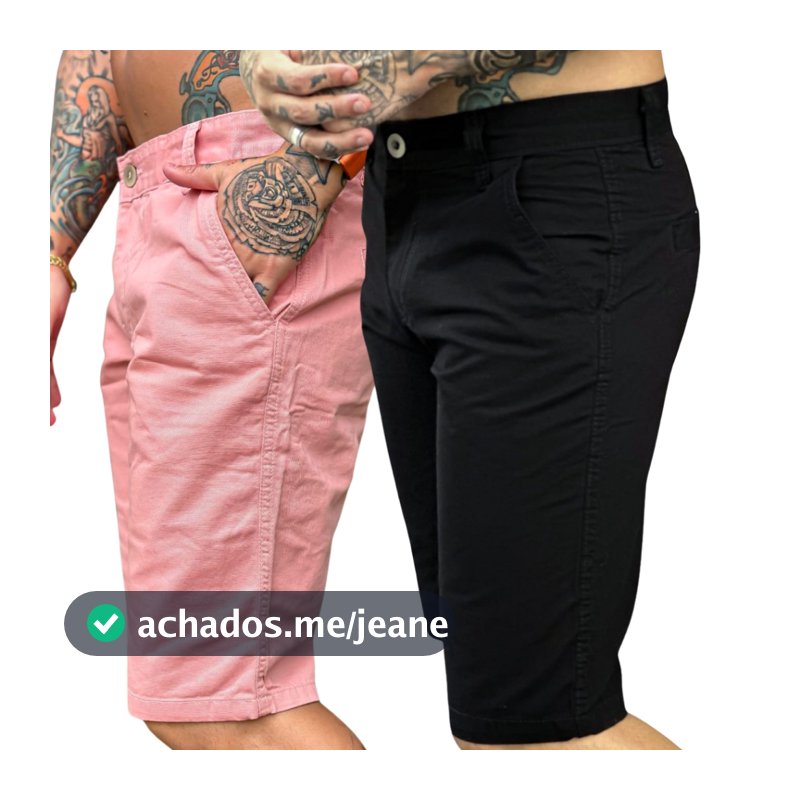 KIT 2 BERMUDAS MASCULINA DM