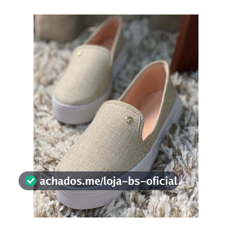 Tênis Feminino Slip On Preto