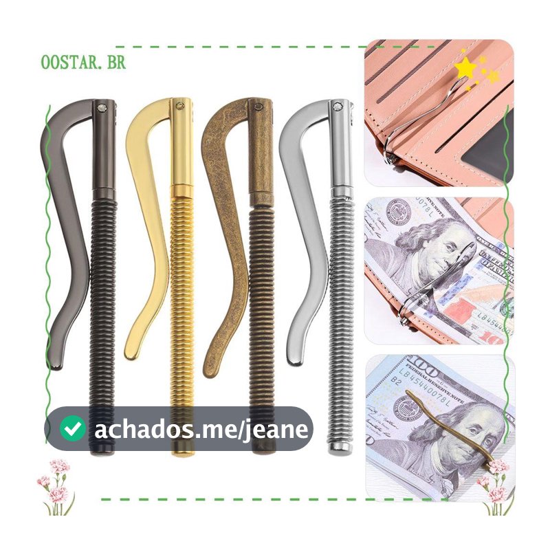 OOSTAR Money Clip Metal Portátil De Alta Qualidade Substituir Peças Bar Carteira