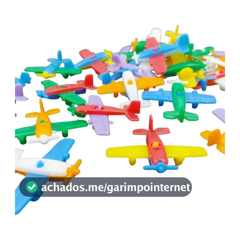 Kit 25 Mini Avião  Brinquedo Lembrancinha Sacolinha Surpresa Natal