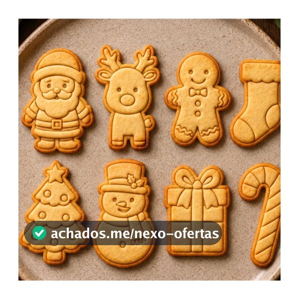 kit 8 peças de cortador e marcador/carimbo, molde de natal, biscoitos de natal papai noel arvore de natal