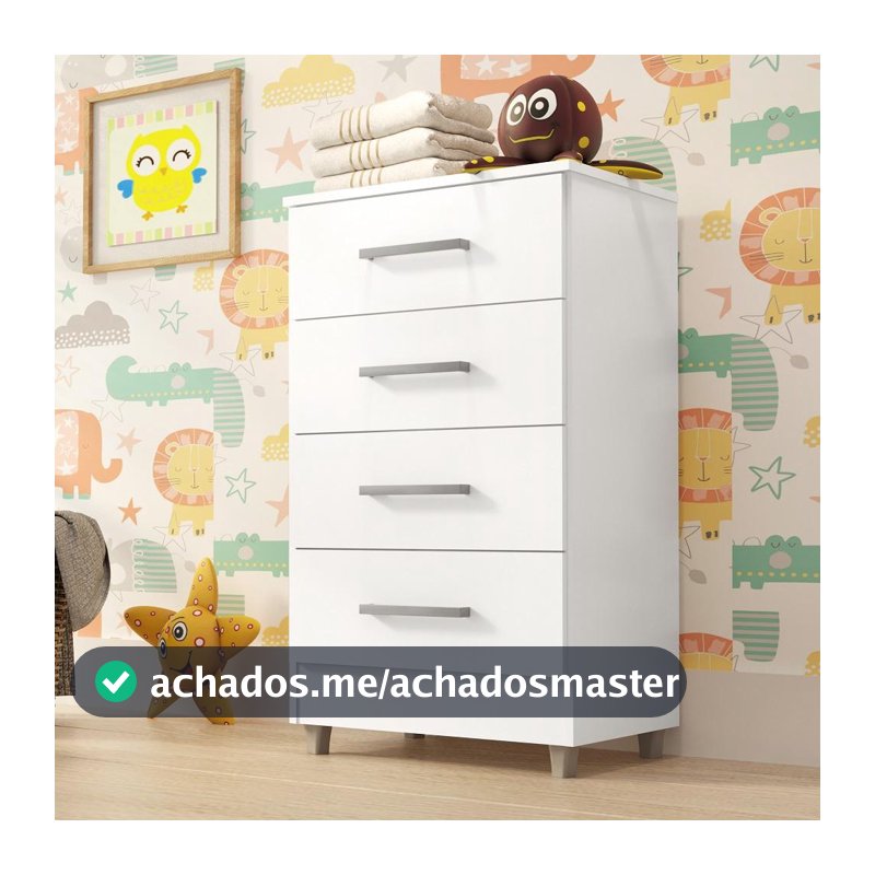 Comoda Infantil Flavia 4 Gavetas